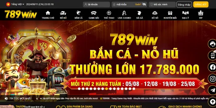 Thể thao 789WIN là nơi quy tụ nhiều game thủ tham gia nhất hiện nay