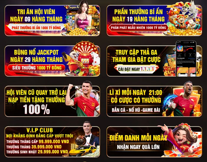 789WIN cung cấp rất nhiều chương trình khuyến mãi siêu hấp dẫn