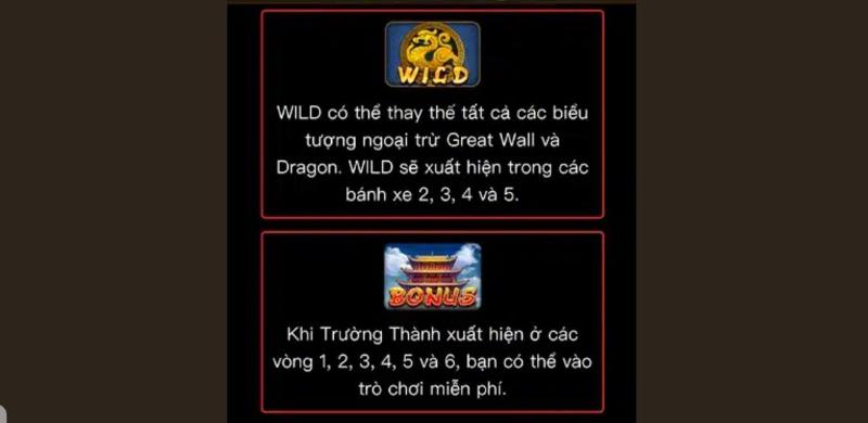 Các biểu tính năng trong Truyền Thuyết Tần Vương 789win