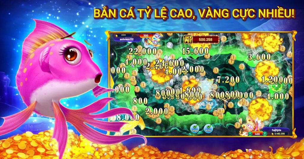 bắn cá đại gia có Mức thưởng cao, dễ chơi dễ thắng